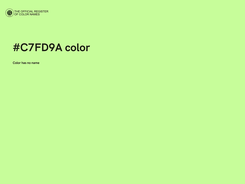 #C7FD9A color image