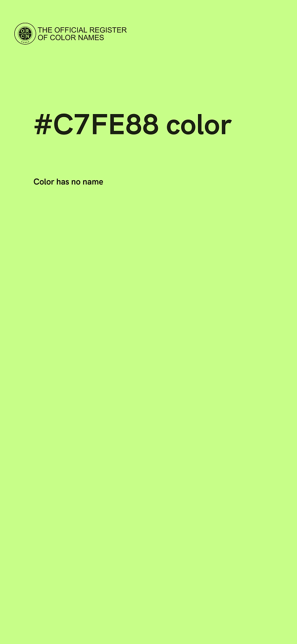 #C7FE88 color image