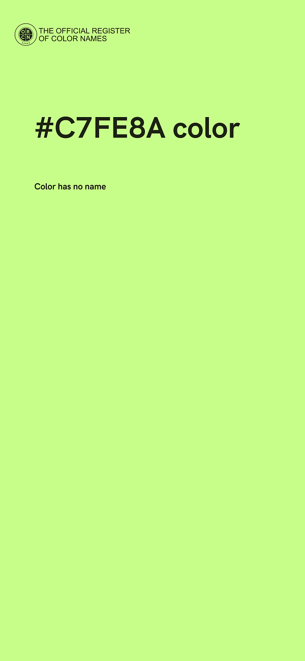 #C7FE8A color image