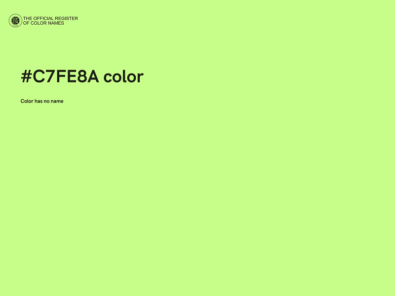 #C7FE8A color image