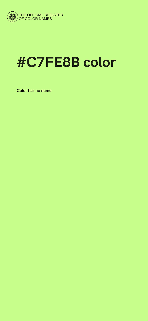 #C7FE8B color image