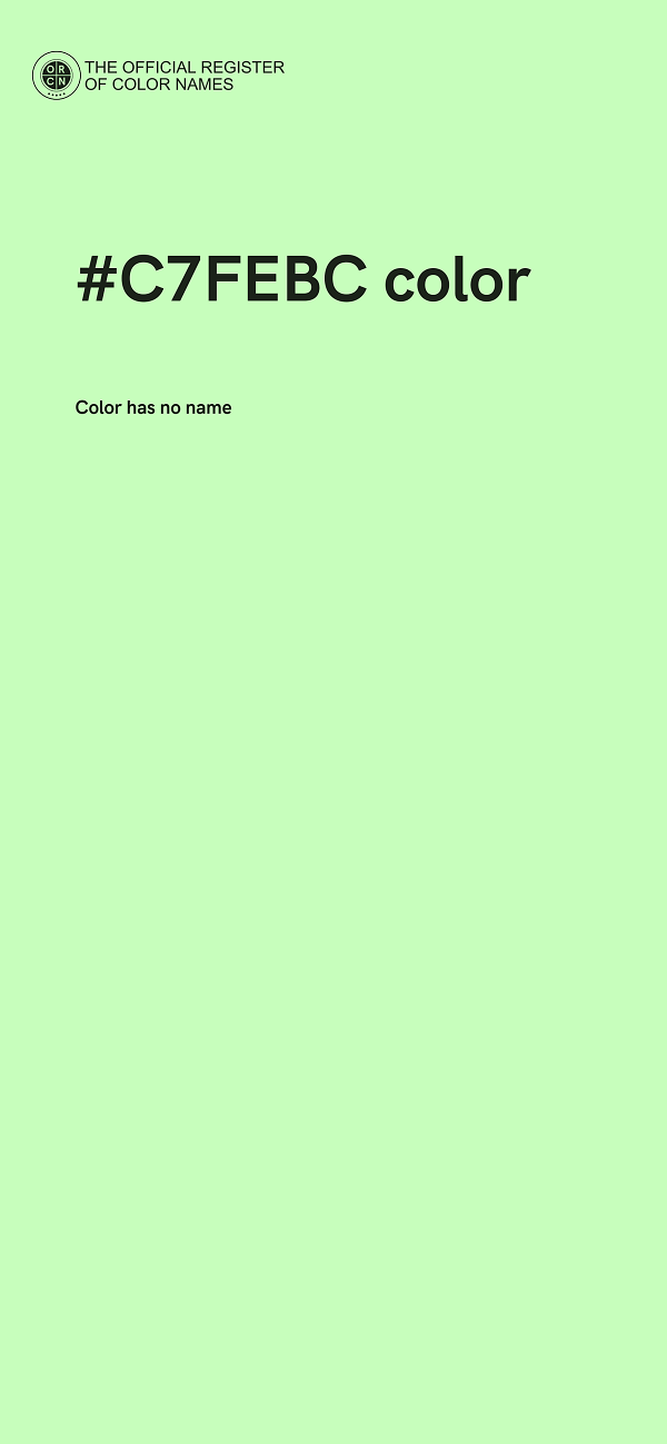 #C7FEBC color image