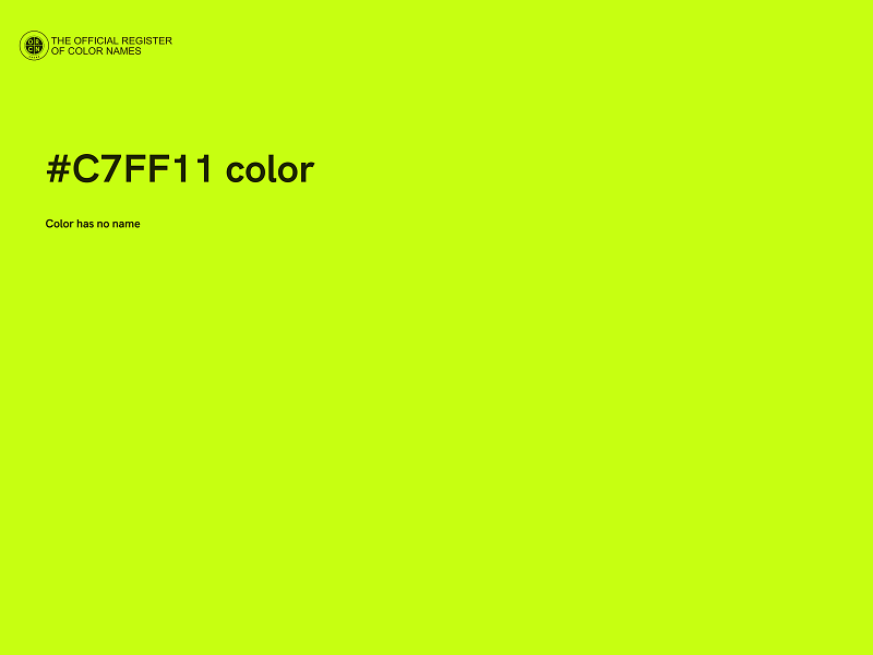 #C7FF11 color image