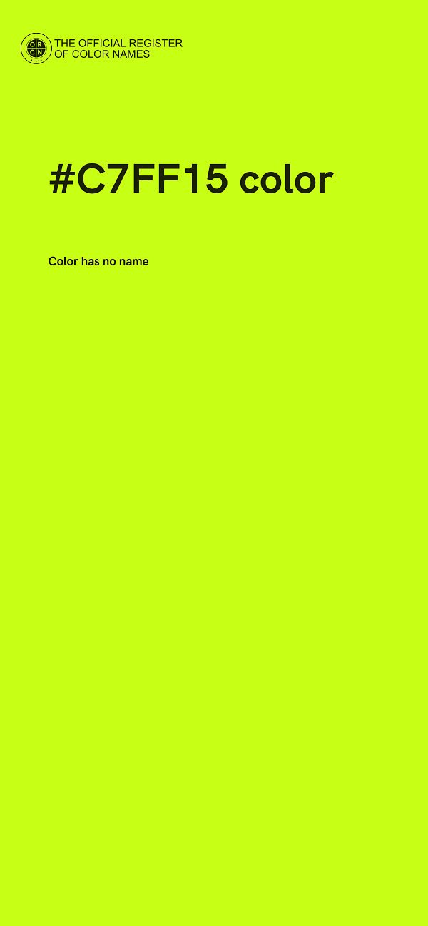 #C7FF15 color image