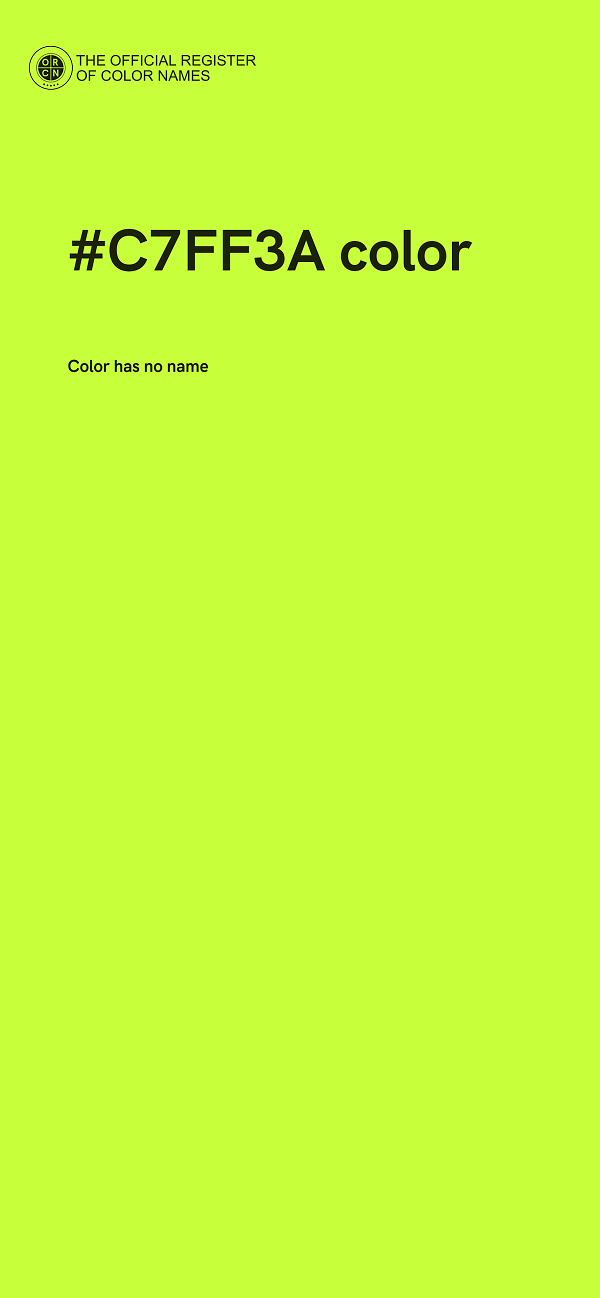 #C7FF3A color image