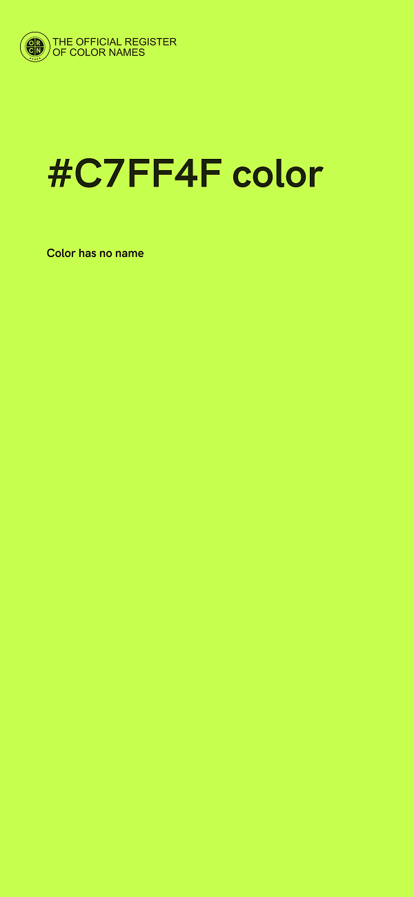 #C7FF4F color image