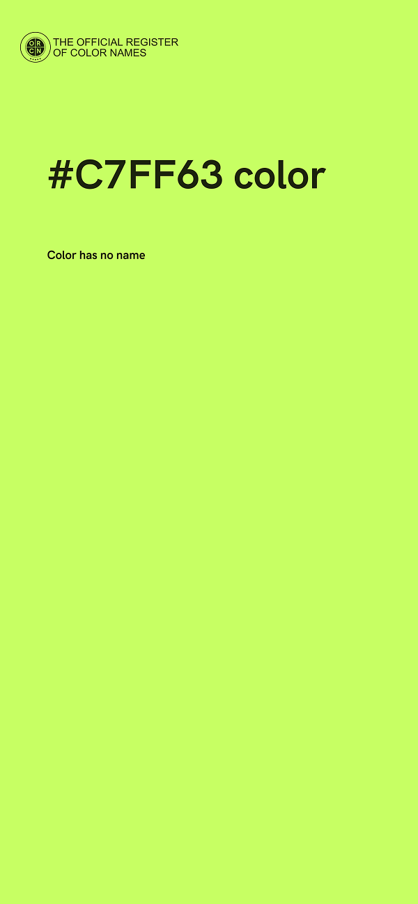 #C7FF63 color image