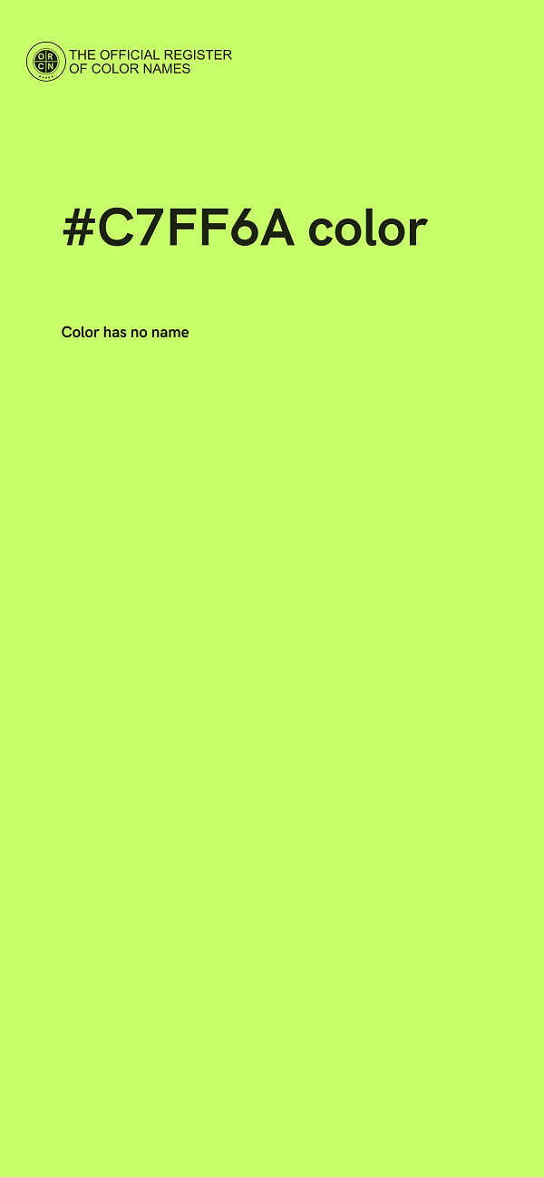 #C7FF6A color image