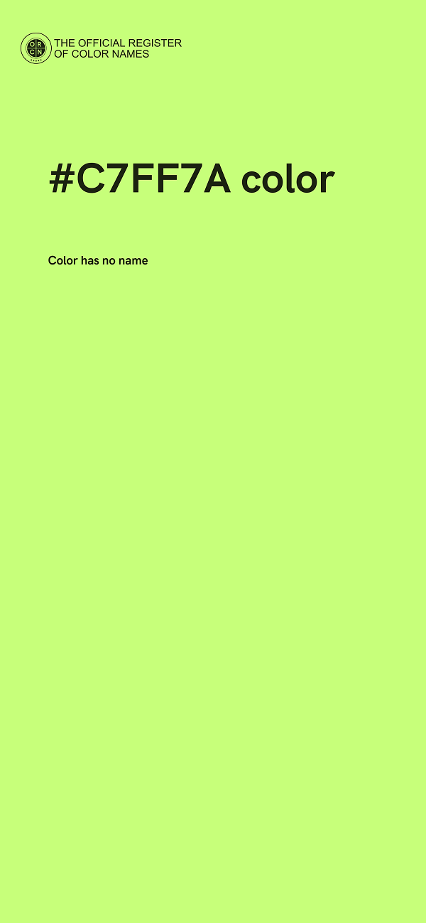 #C7FF7A color image
