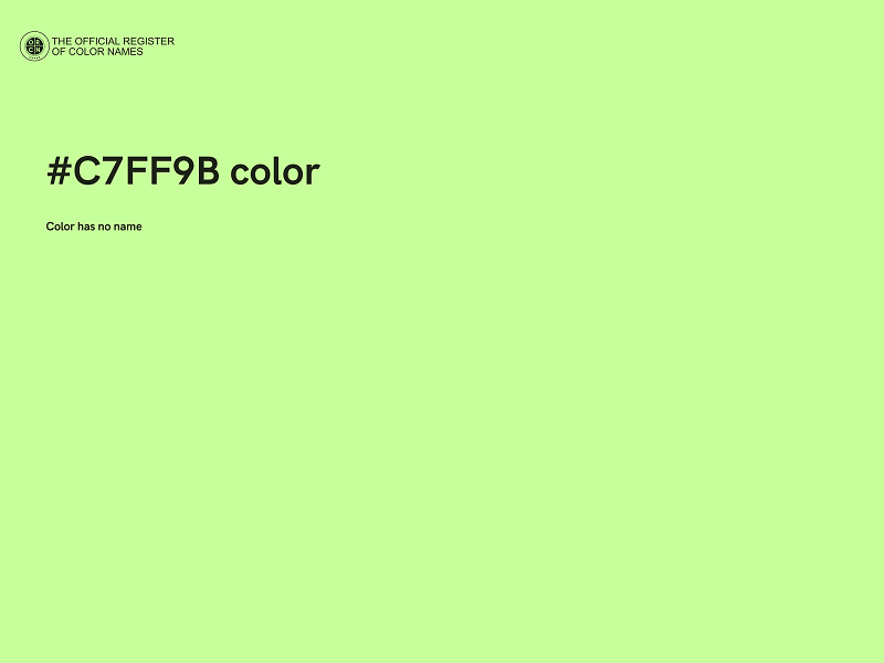 #C7FF9B color image