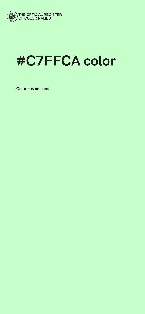 #C7FFCA color image