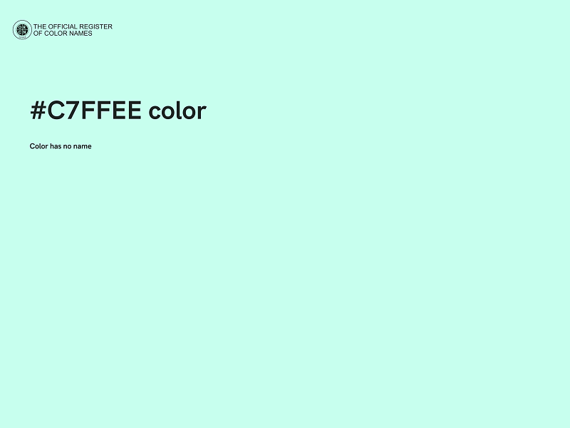 #C7FFEE color image