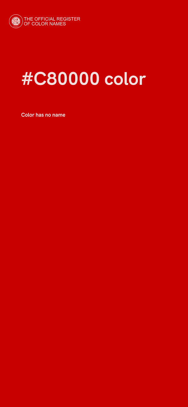 #C80000 color image