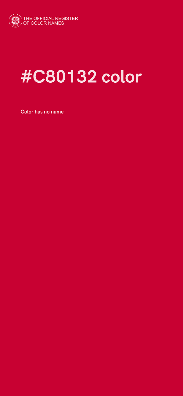#C80132 color image