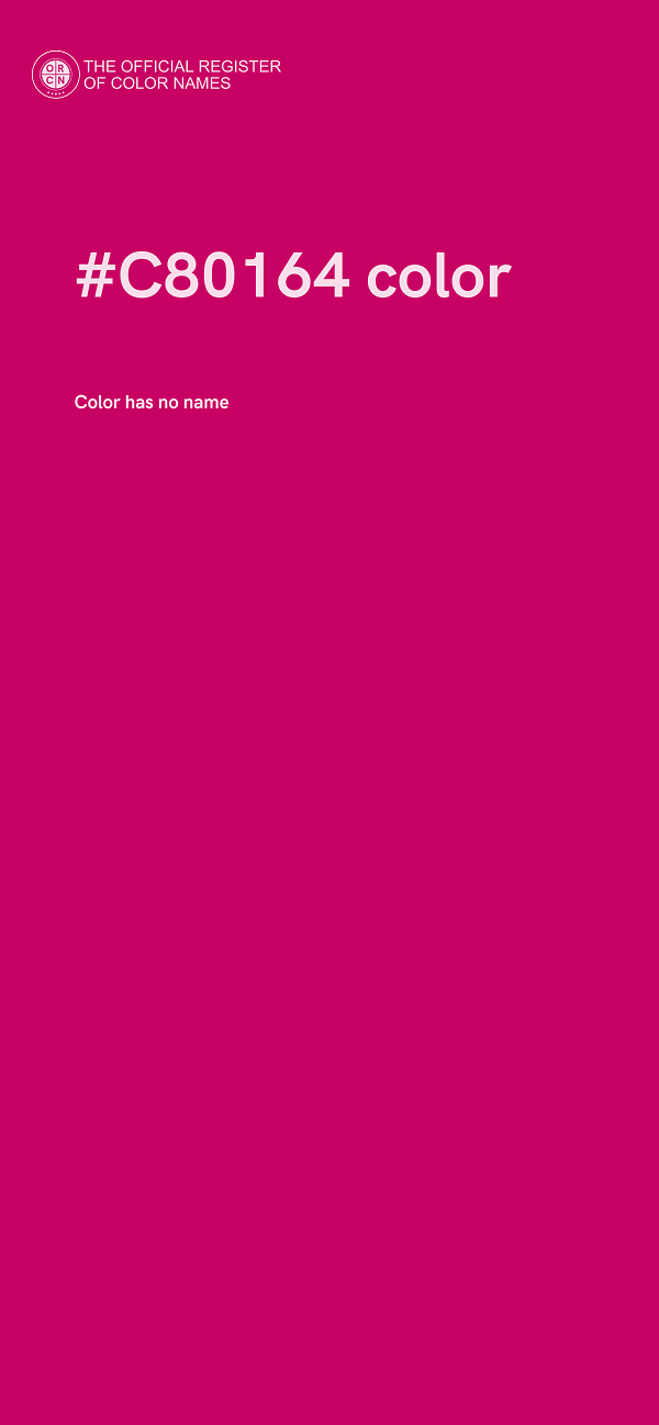 #C80164 color image