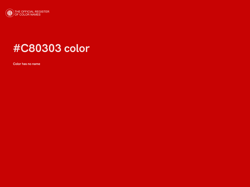 #C80303 color image