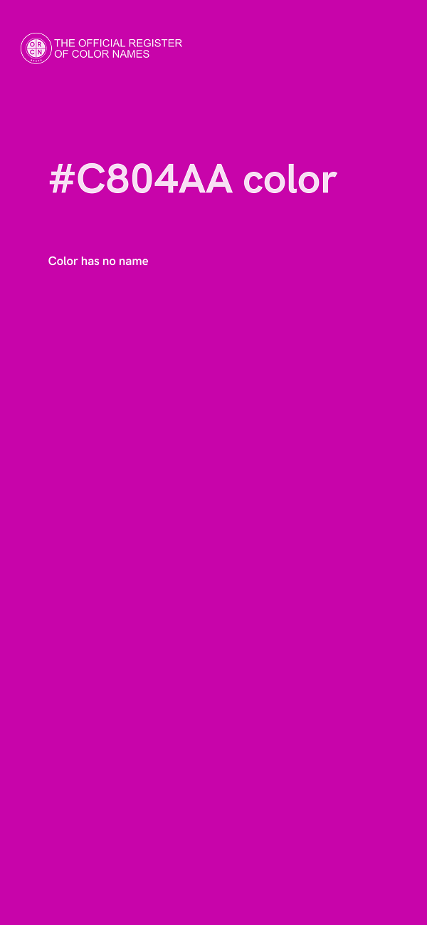 #C804AA color image