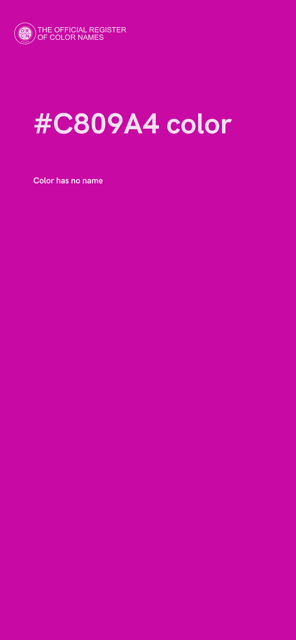 #C809A4 color image