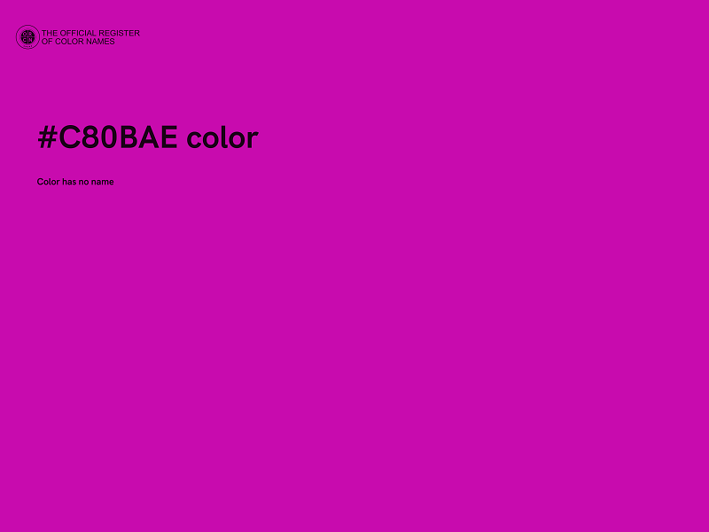 #C80BAE color image