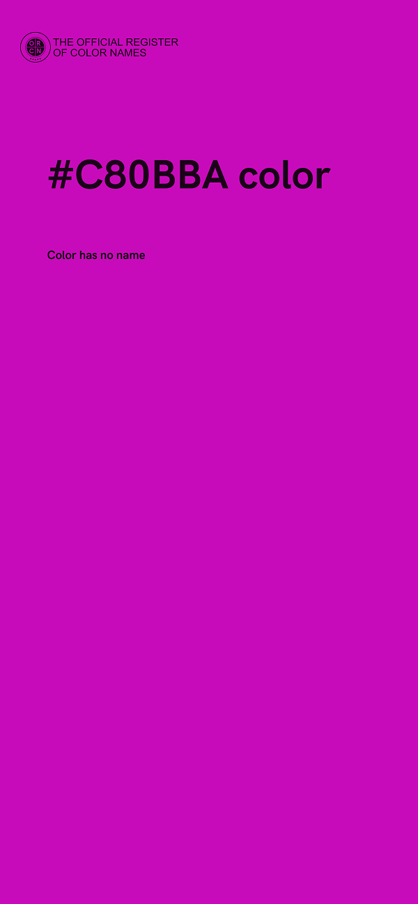 #C80BBA color image