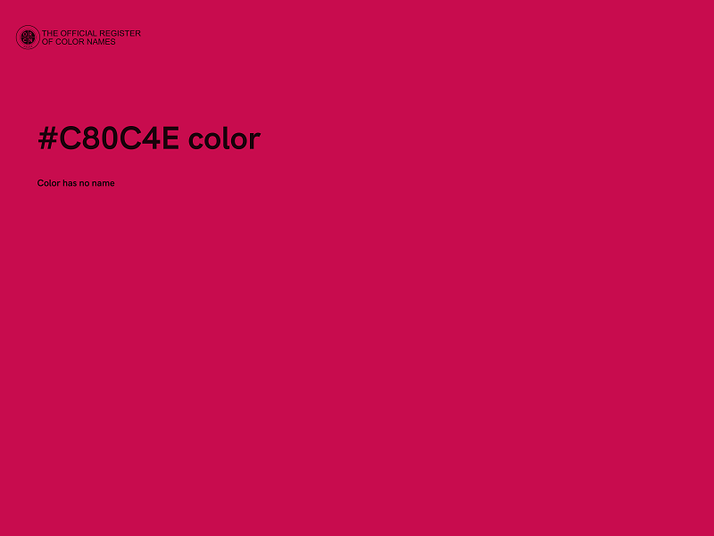 #C80C4E color image