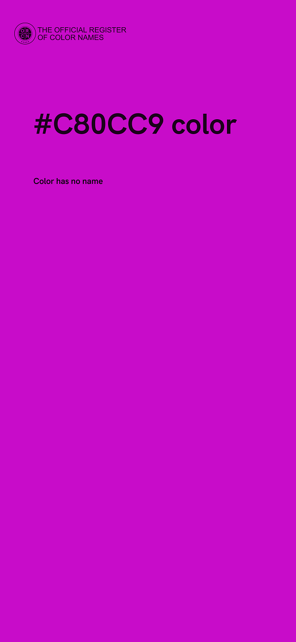 #C80CC9 color image