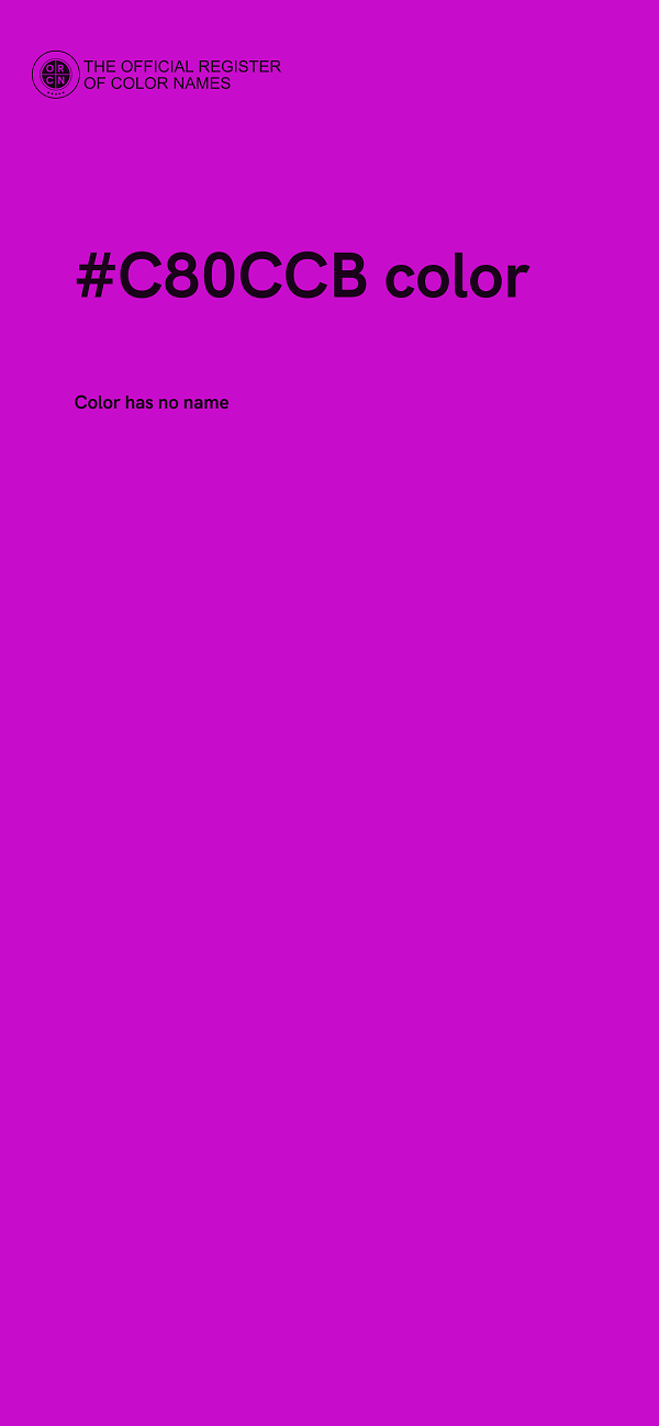 #C80CCB color image