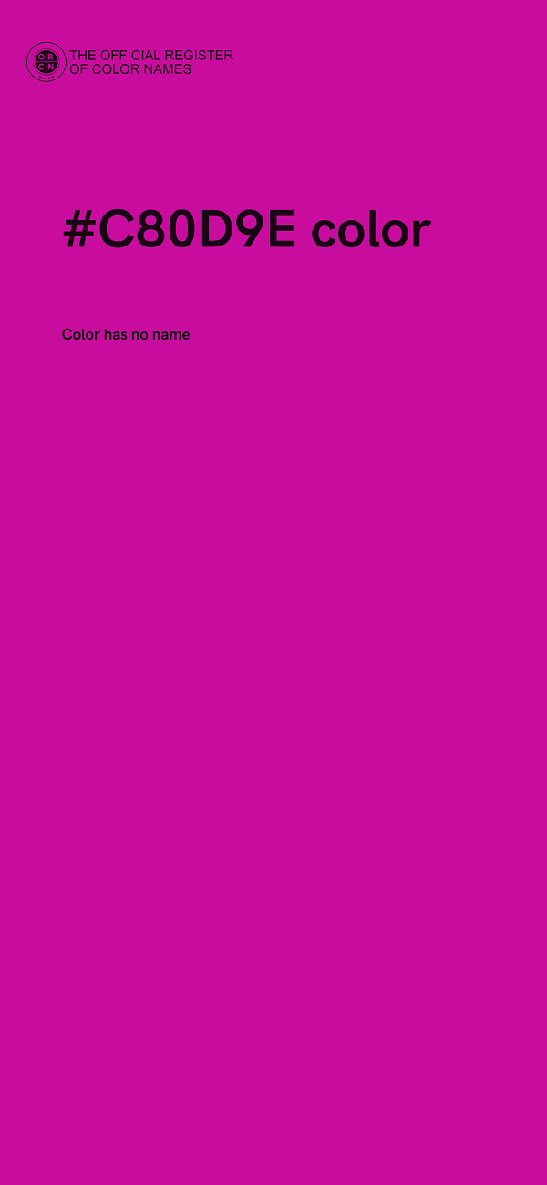 #C80D9E color image