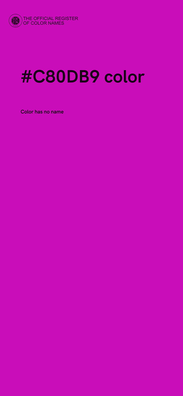 #C80DB9 color image
