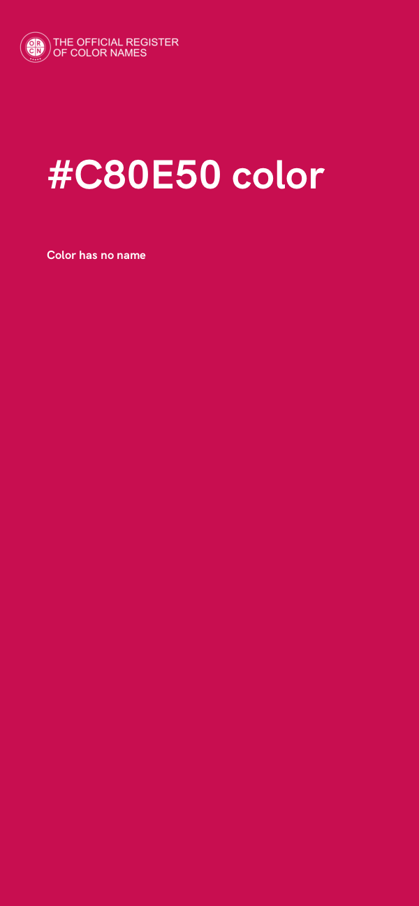 #C80E50 color image