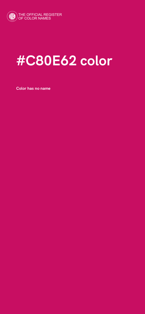 #C80E62 color image