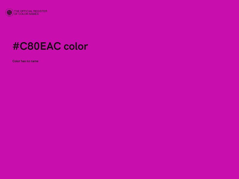 #C80EAC color image