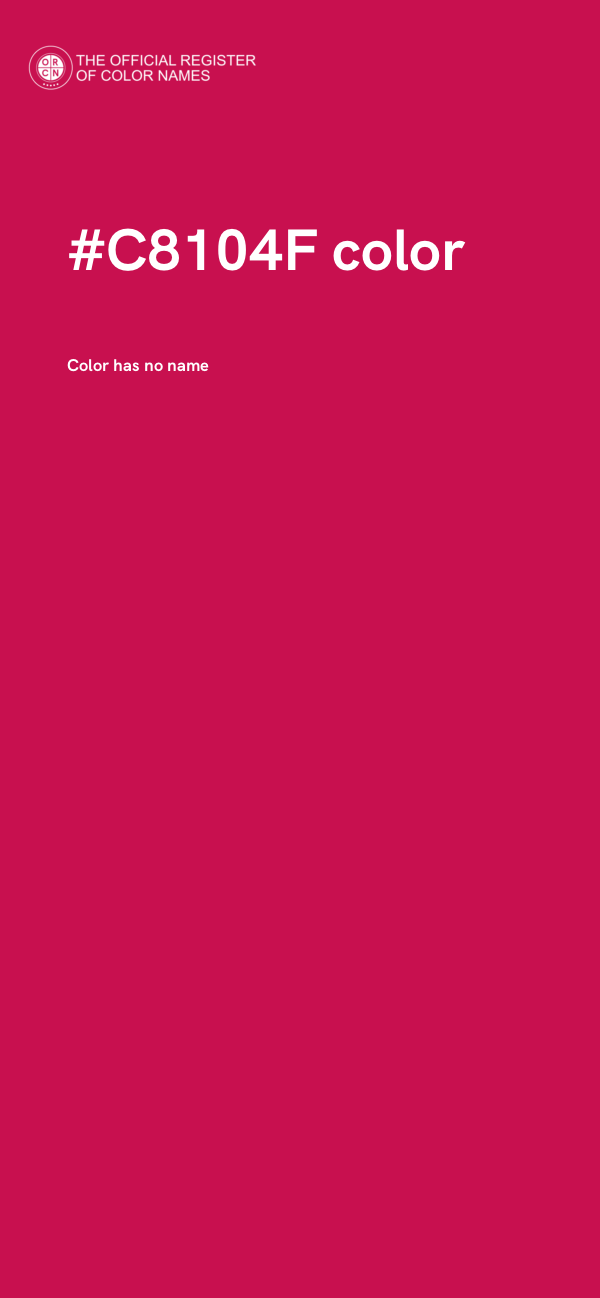#C8104F color image