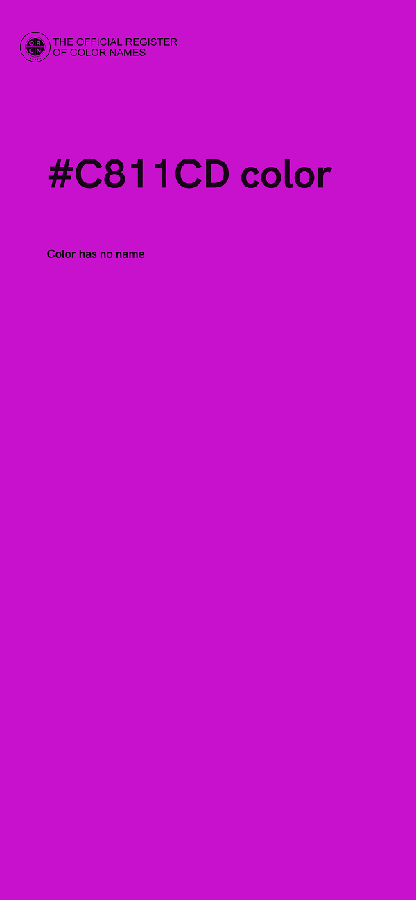 #C811CD color image