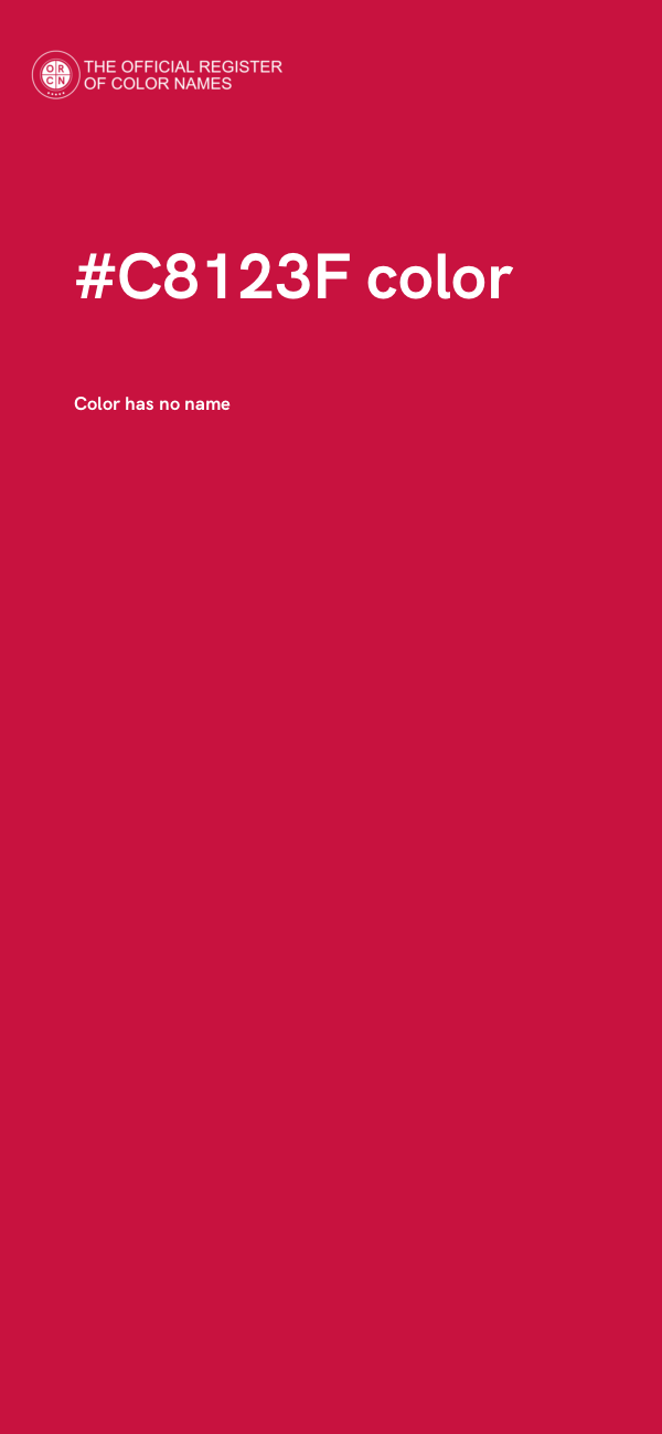 #C8123F color image