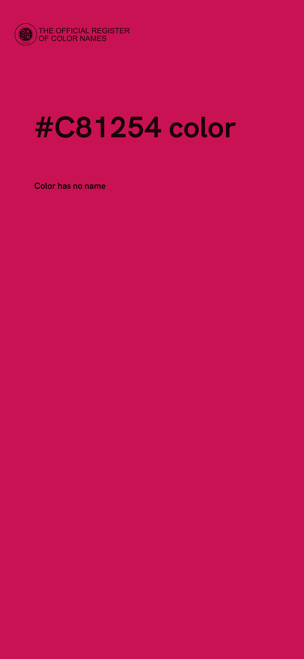 #C81254 color image