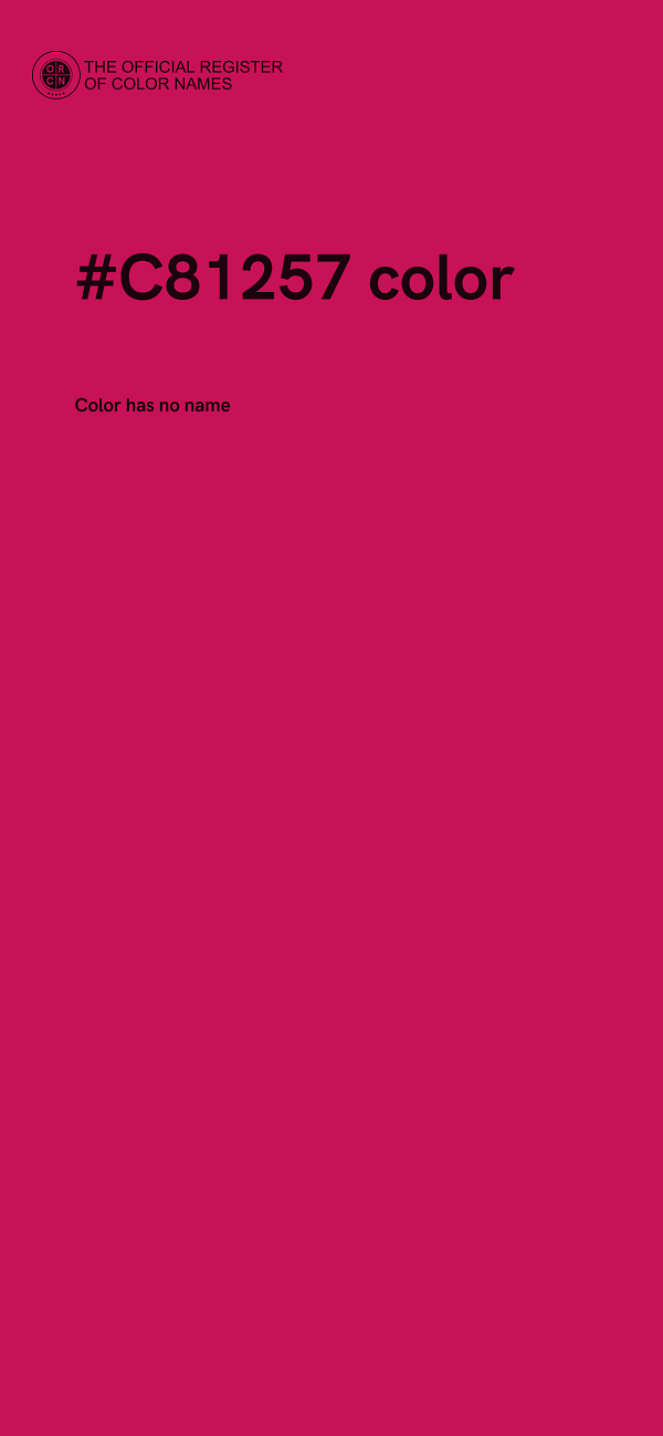#C81257 color image