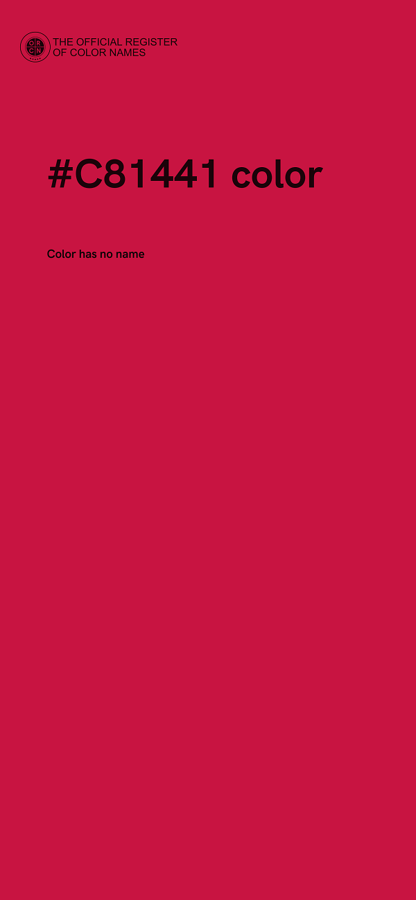#C81441 color image
