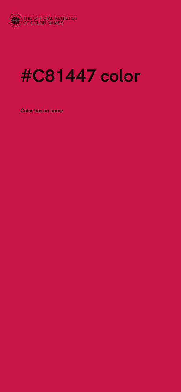 #C81447 color image