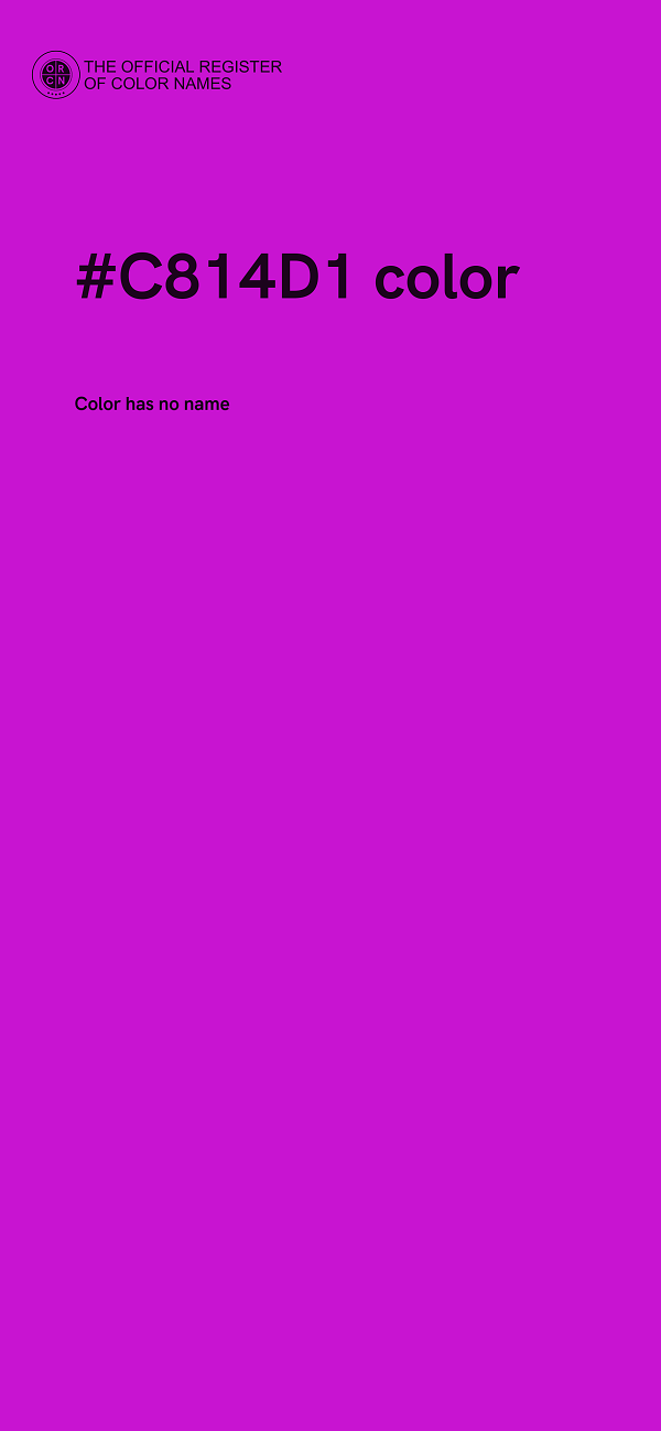 #C814D1 color image