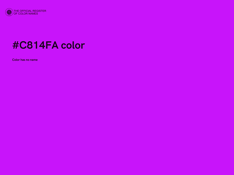 #C814FA color image