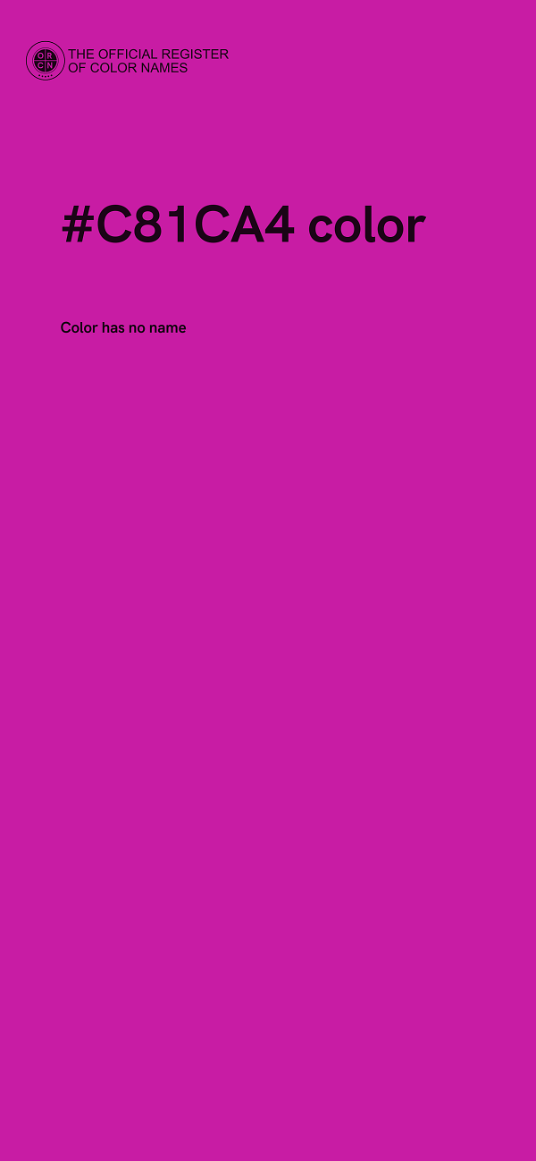 #C81CA4 color image