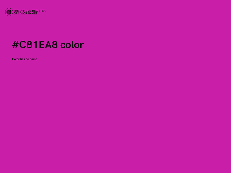 #C81EA8 color image