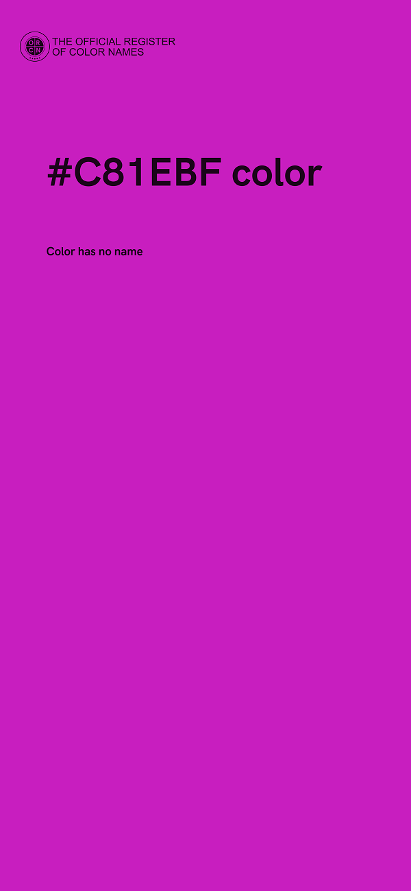 #C81EBF color image