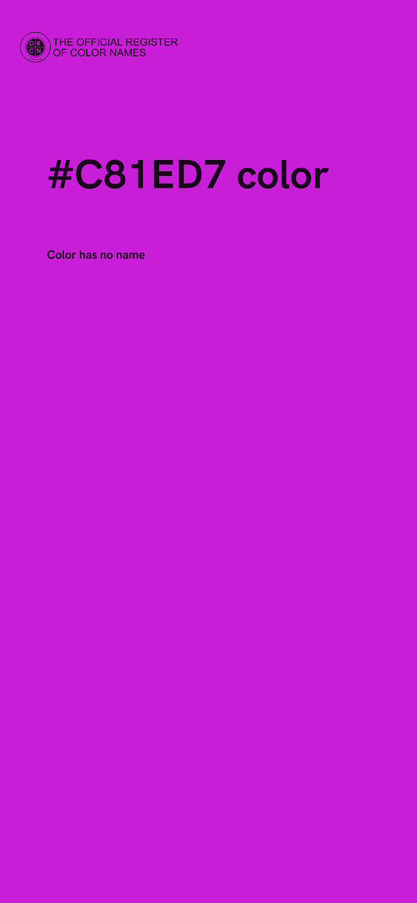 #C81ED7 color image