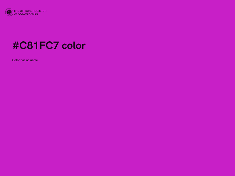 #C81FC7 color image