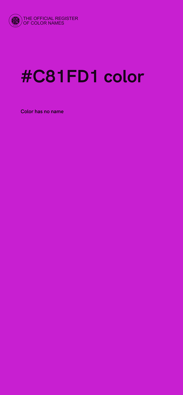 #C81FD1 color image