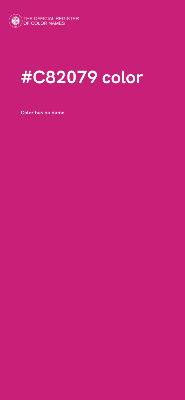 #C82079 color image