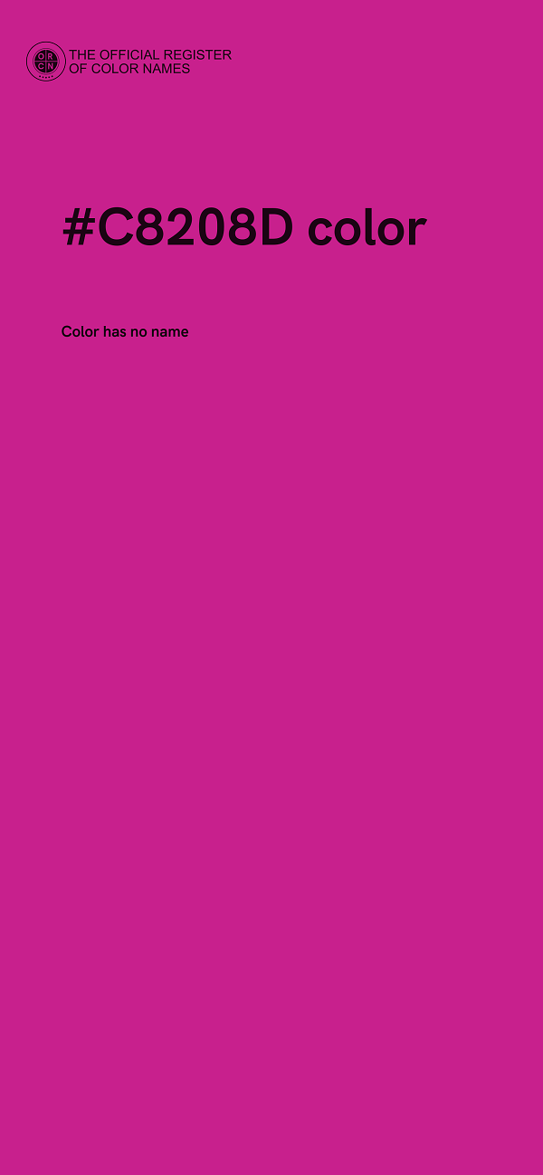 #C8208D color image