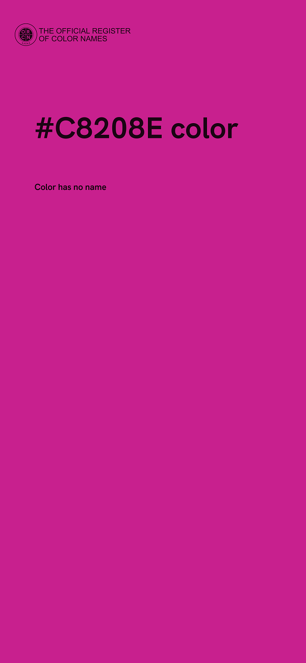 #C8208E color image